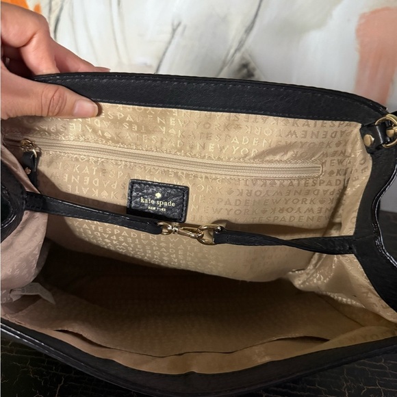 Kate Spade Black Leather and Suede Magnolia Park Top Handle Bag - Picture 14 of 15